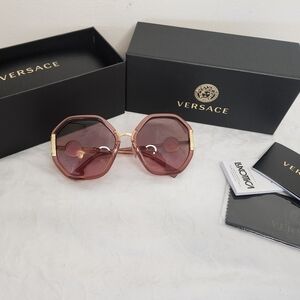 VERSACE Giant Pink Sunglasses